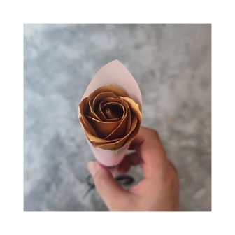 Soap rose in gift box Red - 40cm