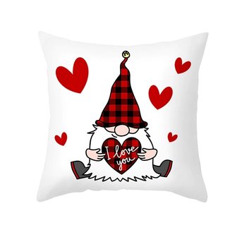 Decorative pillowcases Gnomes / Gnomes 01 to 04 (45cm/4pcs) - Valentine&#039;s Day - Mother&#039;s Day TIP