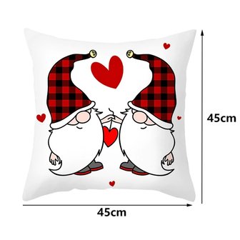 Decorative pillowcases Gnomes / Gnomes 01 to 04 (45cm/4pcs) - Valentine&#039;s Day - Mother&#039;s Day TIP