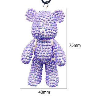 Diamond Painting Keychain Set 3D Bears 04 (2 pieces)