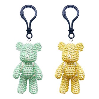 Diamond Painting Keychain Set 3D Bears 04 (2 pieces)