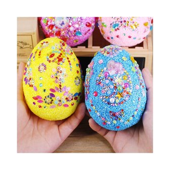 Do it yourself bling-bling Easter egg Pink (decorate your own Easter egg)