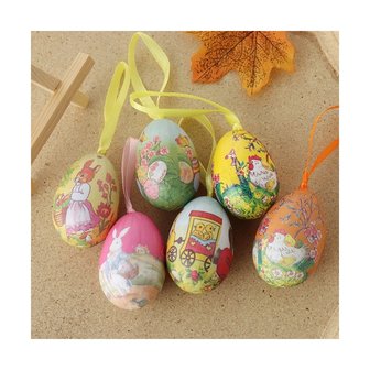 Decoration Easter eggs assorted (12 pieces)