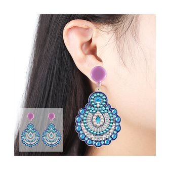 Diamond Painting Earrings (2 pieces)