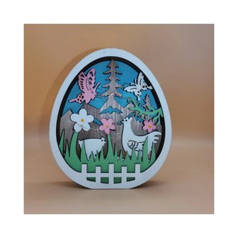 Table decoration Easter with lighting Egg (12cm)