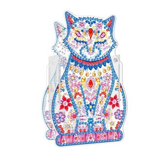 Diamond Painting Pencil Box 04 Cat (14cm)