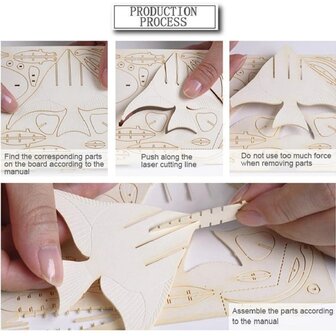 Wooden Mini 3D animal puzzle 5 Dolphin