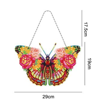 Diamond Painting Hanging Ornament Butterfly (30cm)
