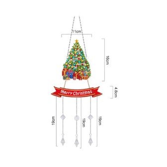 Diamond Painting Hanging Ornament with Chains 09 Christmas Tree