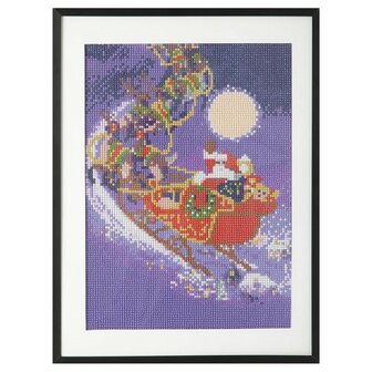 Grafix Diamond Painting Christmas Sleigh 30x40cm - Round