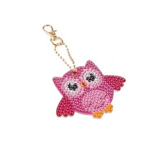 Grafix Diamond Painting Keychain Owl