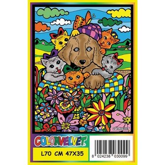 ColorVelvet Velvet coloring page large L70 (47x35cm)