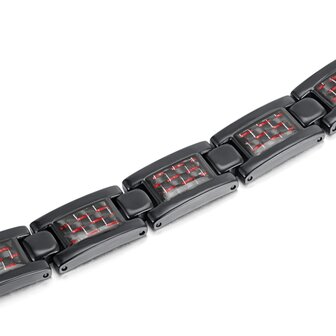 Magnetic Titanium (men&#039;s) bracelet Noah Red