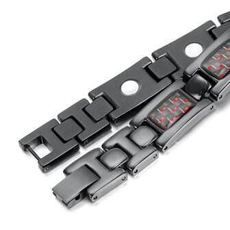 Magnetic Titanium (men&#039;s) bracelet Noah Red