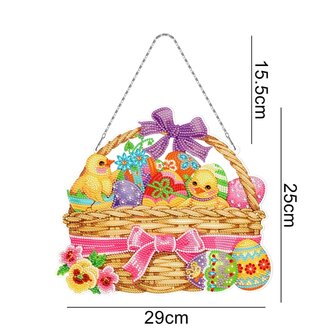 Diamond Painting Hanging Easter ornament with lighting 6 (30cm)