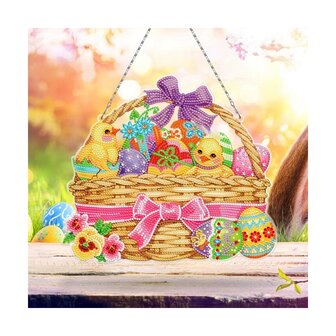 Diamond Painting Hanging Easter ornament with lighting 6 (30cm)