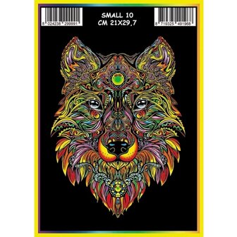 ColorVelvet Velvet coloring page small no. 10 without markers (21x29cm)