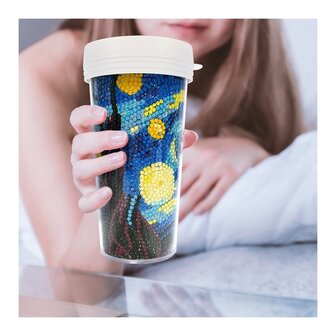 Diamond Painting Drinking Cup 03 (Vincent van Gogh - Starry Night)