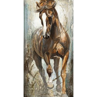 Diamond Painting Brown Horse (size and shape of stones of your choice)
