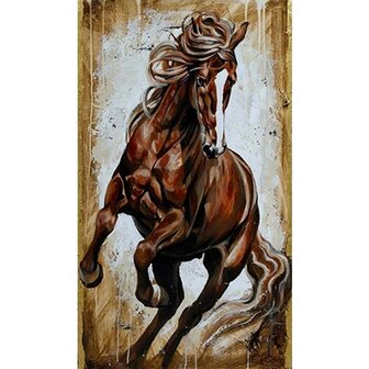 Diamond Painting Running Horse 01 (size and shape of stones of your choice)