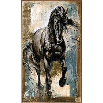 Diamond Painting Running Horse 02 (size and shape of stones of your choice)
