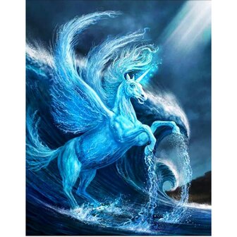 Diamond Painting Unicorn 05 (size and shape of stones of your choice)