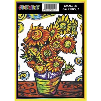 ColorVelvet Velvet coloring page small no. 21 without markers (21x29cm)