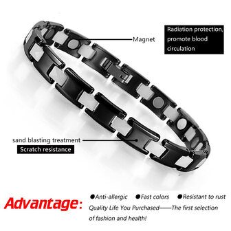 Magnetic Steel (ladies) bracelet Indy