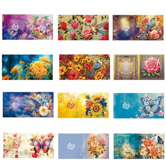 Diamond Painting Christmas Cards Set 09 (12 pieces) - Shop now - JobaStores