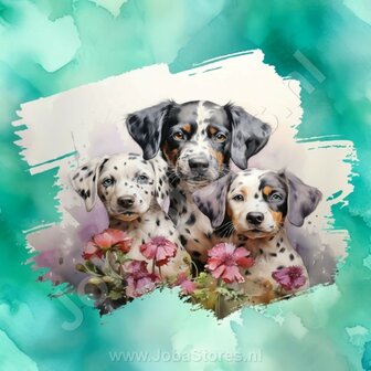 Diamond Painting Aquarel Hond - Dalmatier
