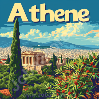 Diamond Painting Vakantie liefde - Athene