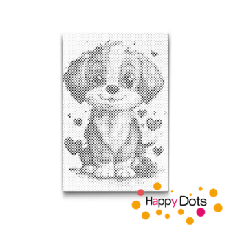 HappyDots DOT Painting Honden 17 - Stippelschilderij