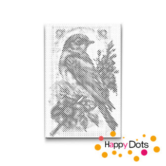 HappyDots DOT Painting Vogels 14 - 20x30cm