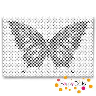HappyDots DOT Painting Vlinders 17 &ndash; 20x30cm &ndash; Canvas Set
