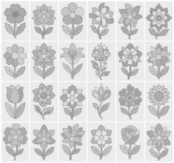HappyDots DOT Painting Value Pack Flowers (24 pieces)