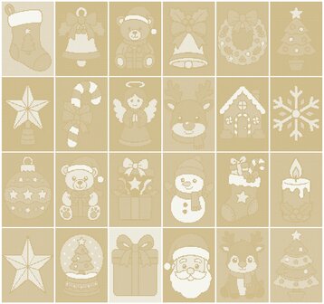 HappyDots DOT Painting Value Pack Christmas (24 pieces)