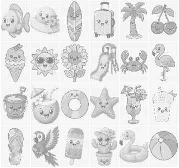 HappyDots DOT Painting Value Pack Summer (24 pieces)