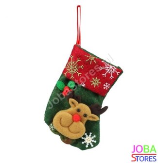 Set Kerst Sokken (4 stuks) 10x16x12cm