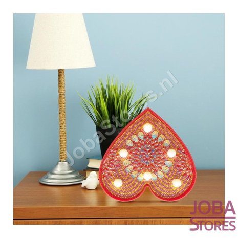 Diamond Painting Lamp Hart