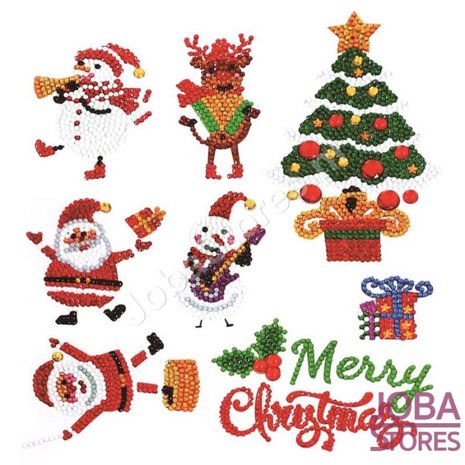 Diamond Painting Sticker Set Kerst