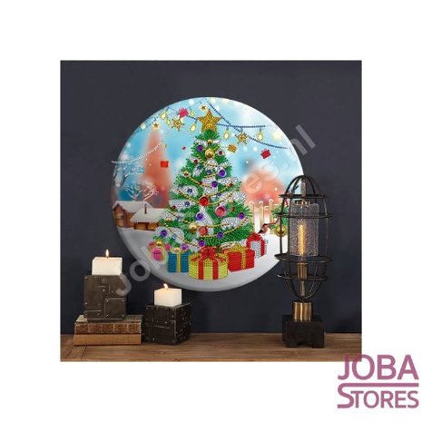 Diamond Painting Wall ornament Aluminum Christmas tree (30cm)