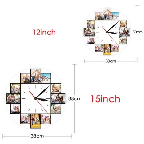 Custom Clock with own photos 001