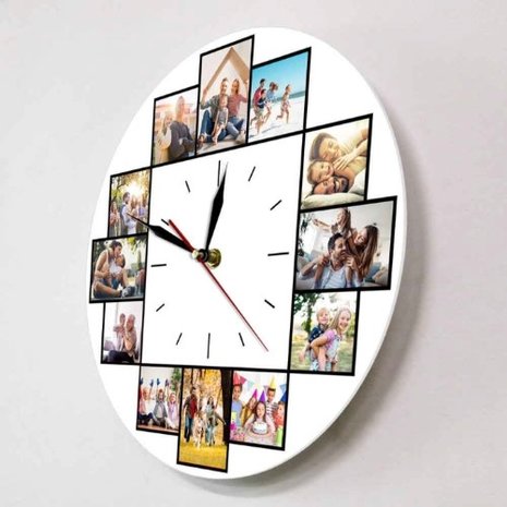 Custom Clock with own photos 001