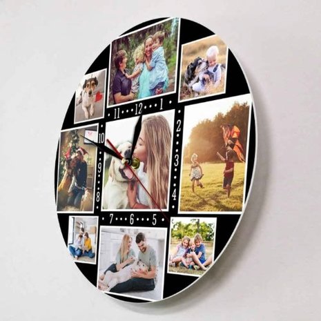 Custom Clock with own photos 003