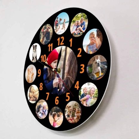 Custom Clock with own photos 004