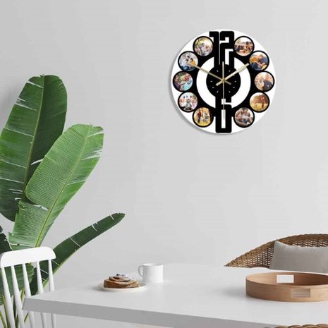 Custom Clock with own photos 005