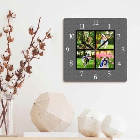 Custom Clock with own photos 006