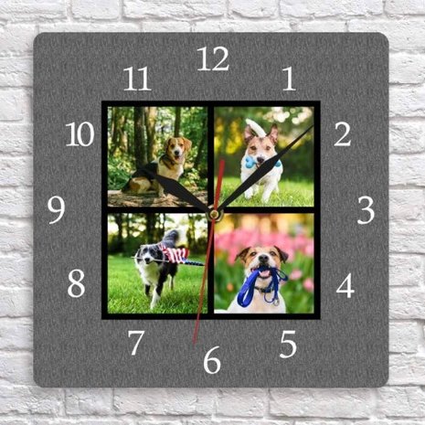 Custom Clock with own photos 006