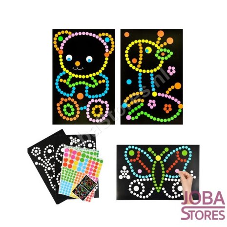 Sticker Fun Sticker Set Dots (6 pieces)