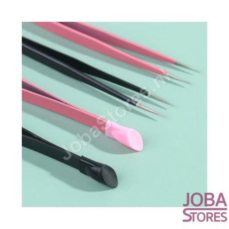 Tweezers for nail stickers (Pink)